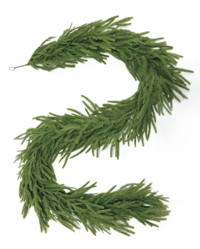 SMREKA GIRLANDA SOFT, H-180 CM ZELENA